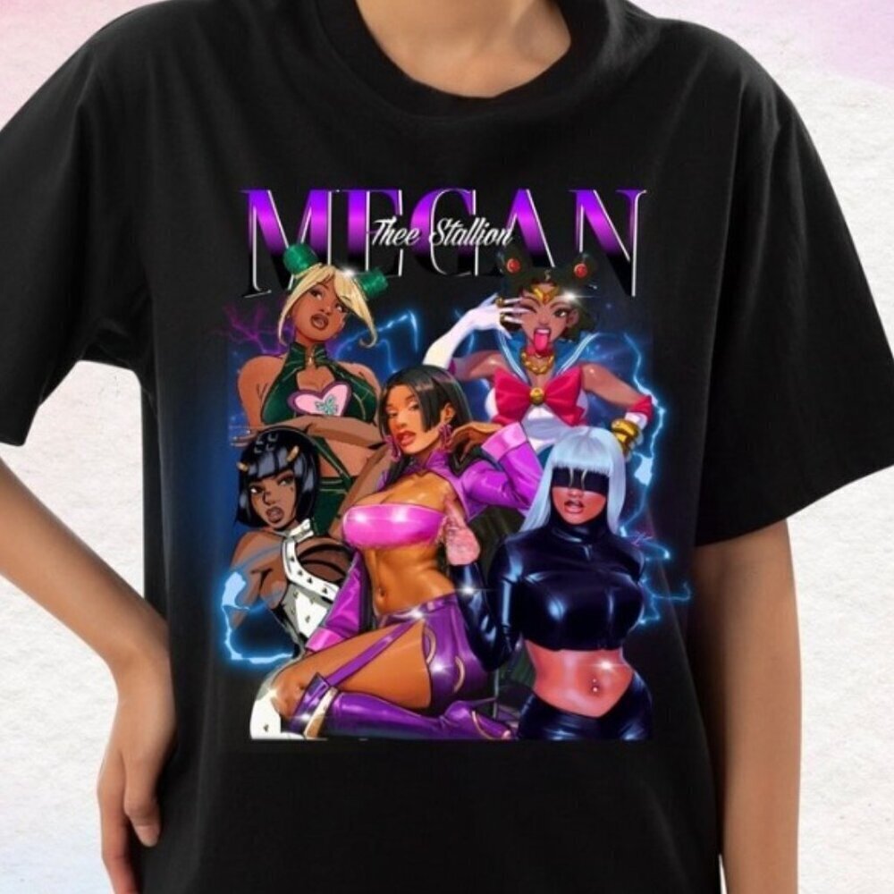 Megan Thee Anime Shirt Megan Cosplay Art Shirt Stallion Shirt Gift For Fan